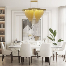 Bethel International IMG05C47G - Gold Prism Chandelier